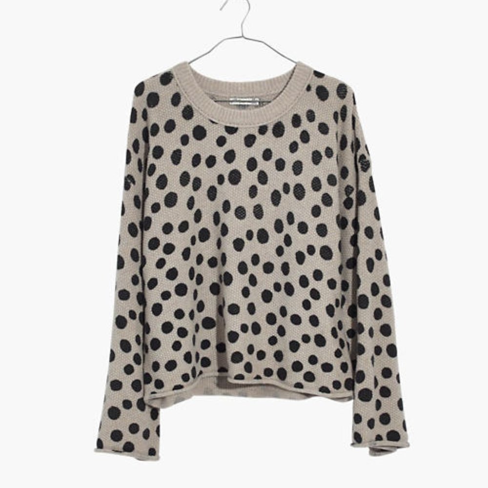 Madewell Leopard Dot Sweater